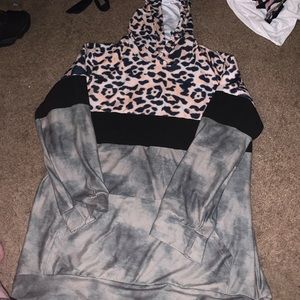 Cheetah Print Lightweight Hoodie